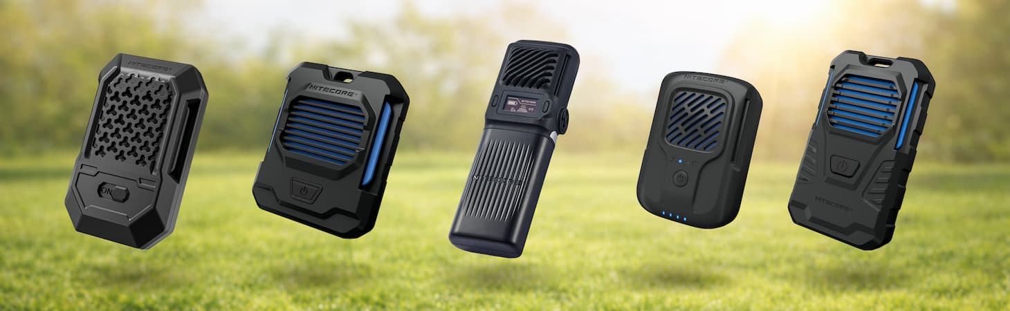 Фумигаторы NITECORE, которые помогают эффективно защититься от насекомых во время отдыха на открытом воздухе.