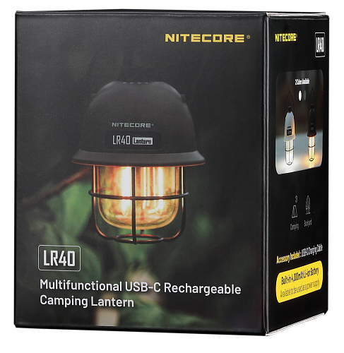 1 Фонарь кемпинговый LR40 HIGH WHITE 